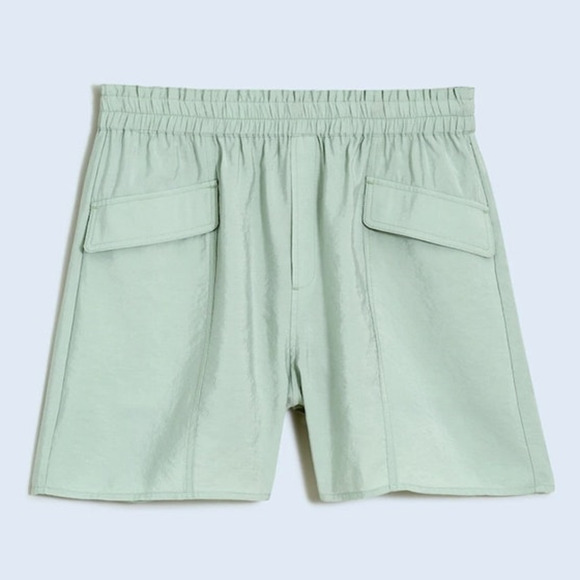 Madewell Pull On Cargo Softdrape Lightweight High Rise Shorts US Women's M New - Picture 2 of 7